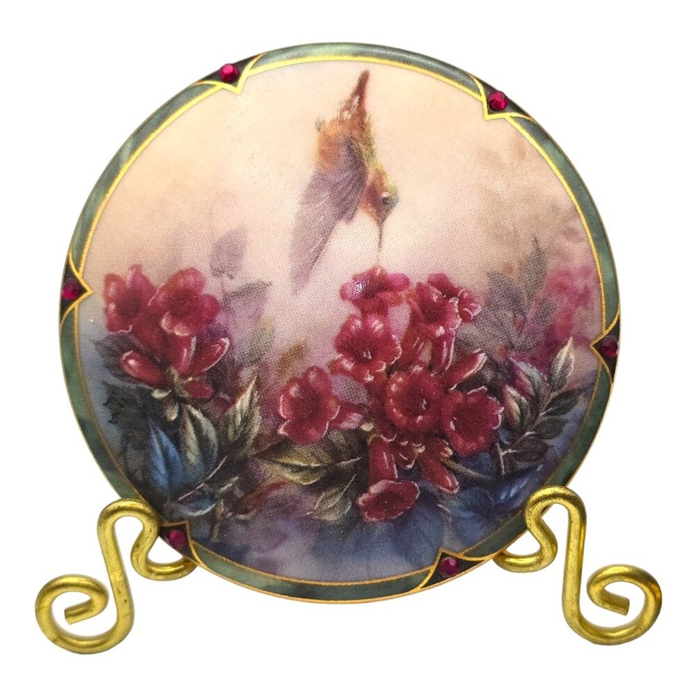Calliope Hummingbird Music Box 1994 Lena Liu Arleigh-Elliott Chopin's Polonaise - Picture 2 of 13